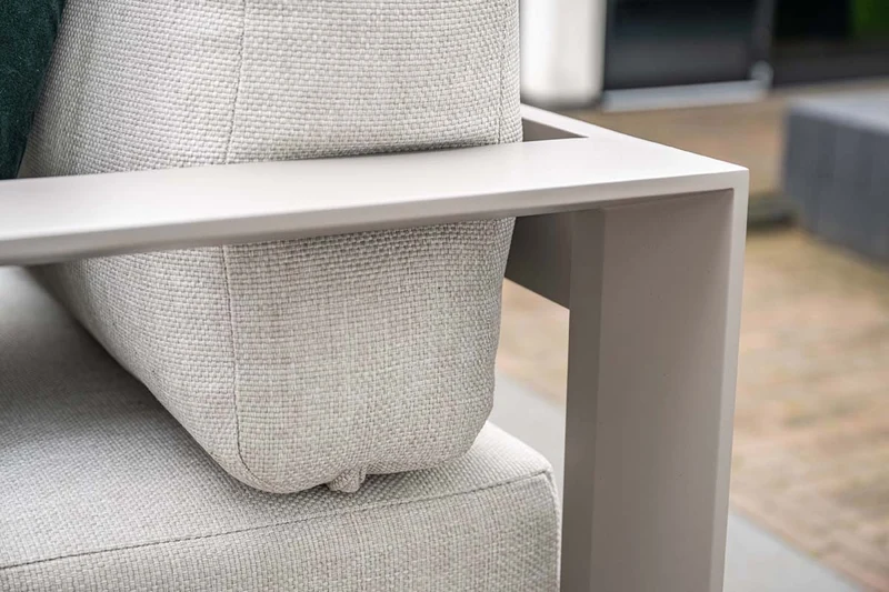 5-persoons stoel-bank loungeset - Levanto - taupe - Garden Impressions