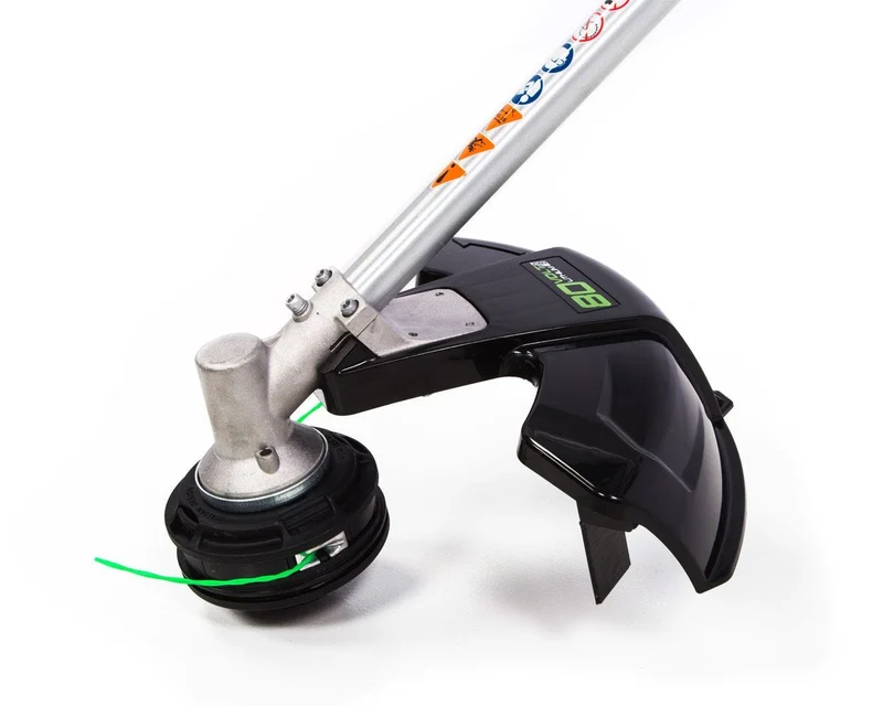 80V 16" Cordless Battery String Trimmer (Attachment Capable) and 8" Edger Attachment Combo Kit: 2.0 Ah Battery and Charger