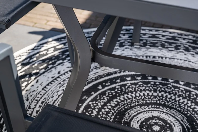 5-delige tuinset - 4 Cosmo natural stoelen - Douglas tuintafel - Garden Impressions