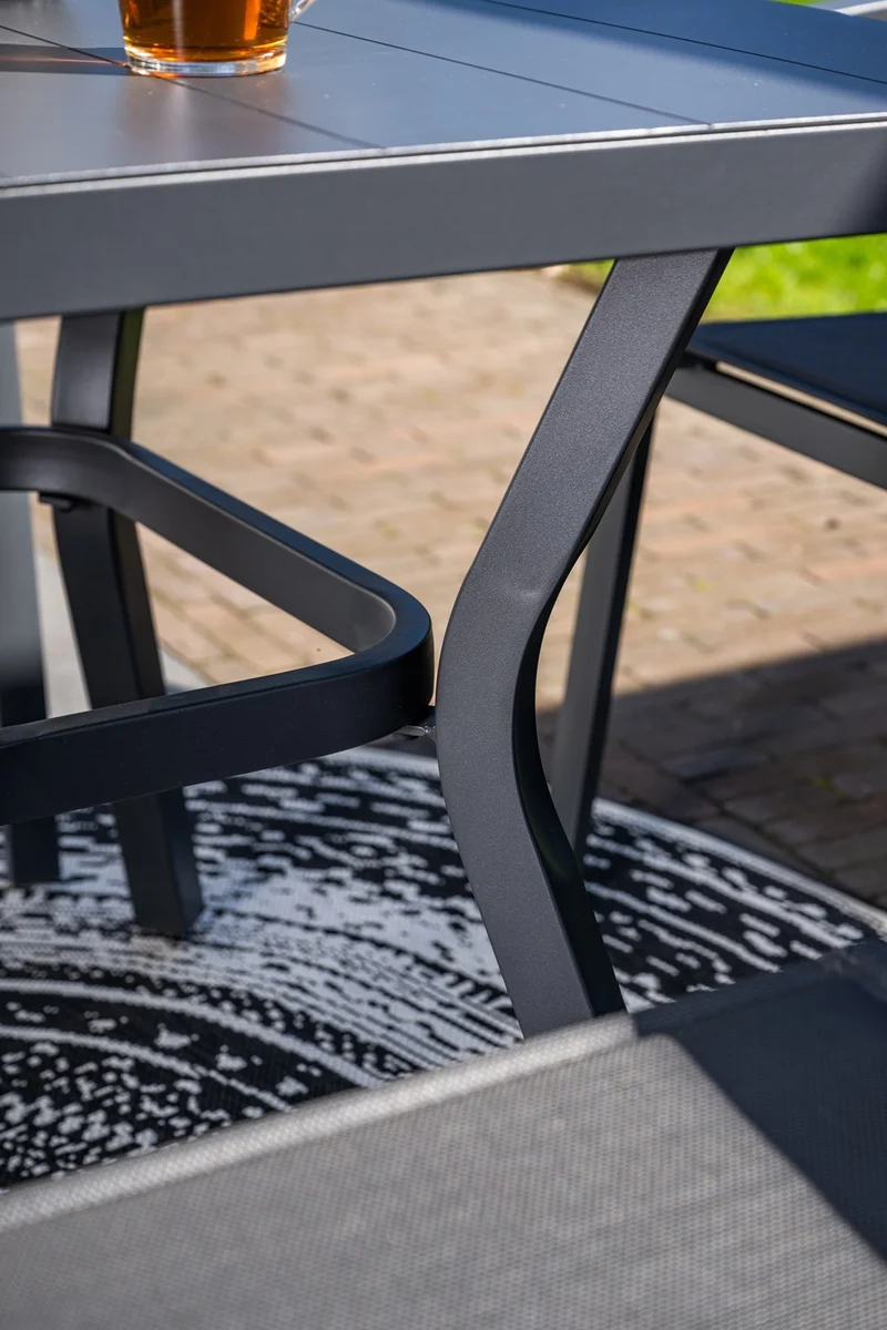 5-delige tuinset - 4 Cosmo natural stoelen - Douglas tuintafel - Garden Impressions