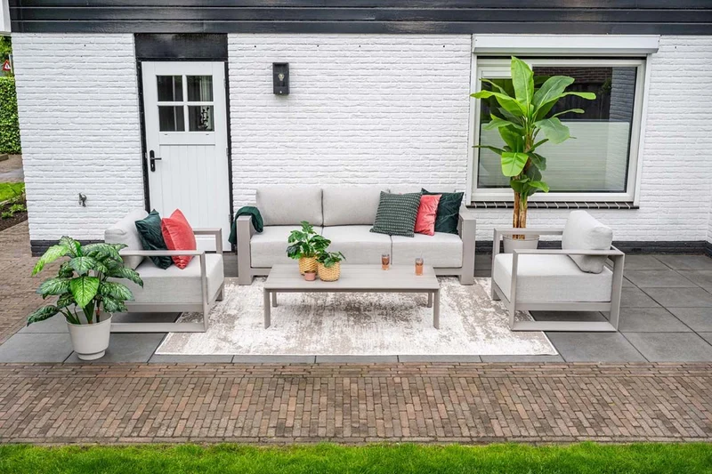 Levanto loungetafel - 140x68 cm - taupe