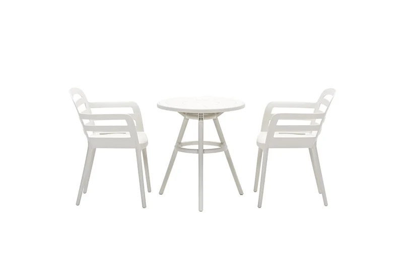 Marino kunststof tafel - diameter 60 cm - zand