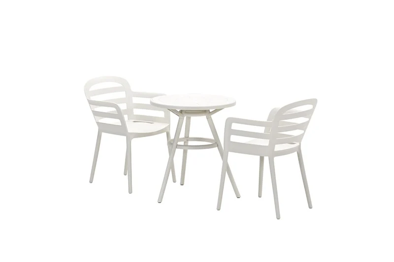 Marino kunststof tafel - diameter 60 cm - zand