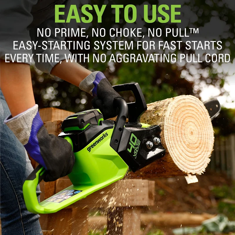 40V 14" 1.5kW Cordless BatteryBrushless Chainsaw (Tool Only)
