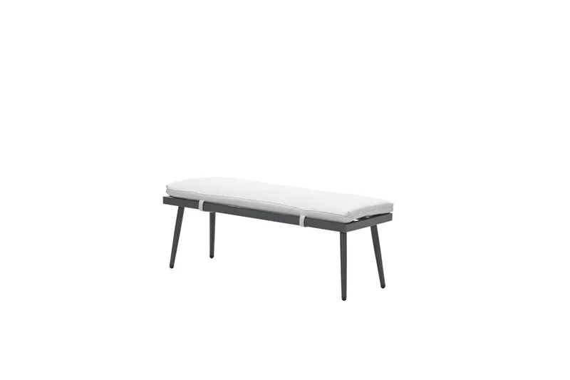 Sportbank voor Barcelona - carbon black - valley sand