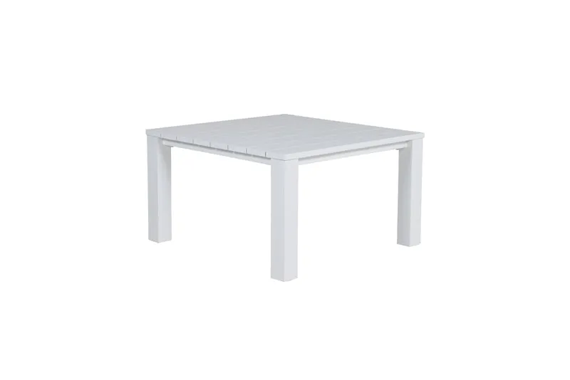 Cube lounge dining tafel - 115,5 x 115,5 cm - mat wit