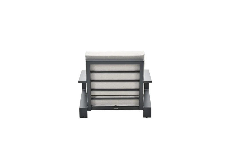 Lincoln lounge fauteuil - carbon black - desert sand