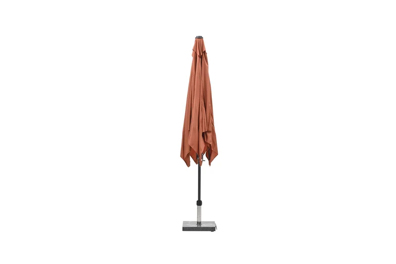 Lotus parasol - 250x250 cm - carbon black - koper
