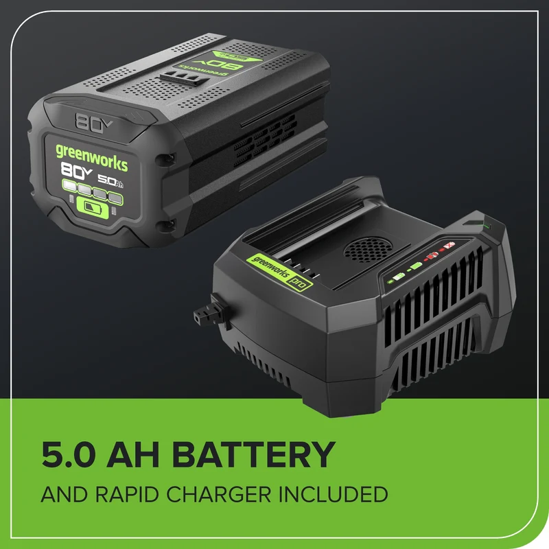80V 21" Cordless Battery 4-in-1 Self-Propelled Lawn Mower and 700CFM Blower Combo Kit: 5.0 Ah Battery and 6A Charger