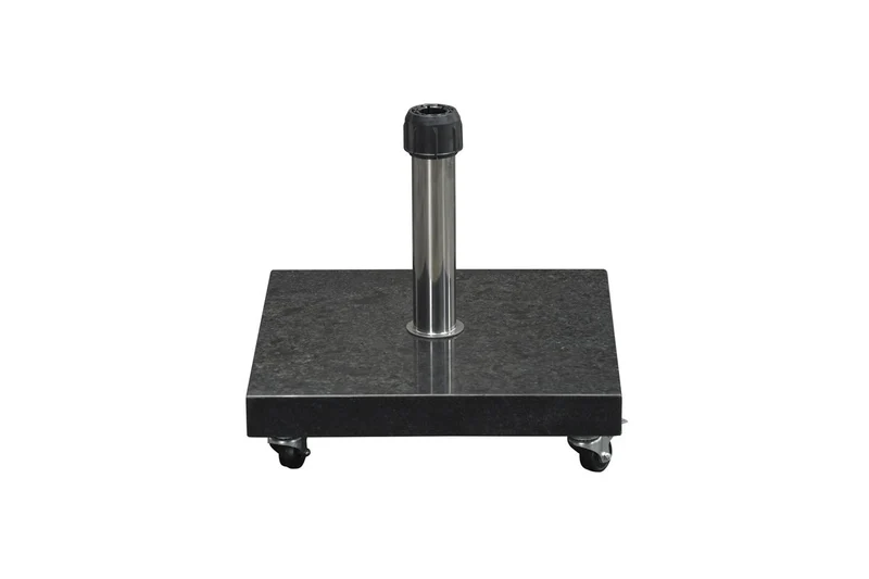 Eureka granieten parasolvoet - 40 kg - royal antraciet - verrijdbaar