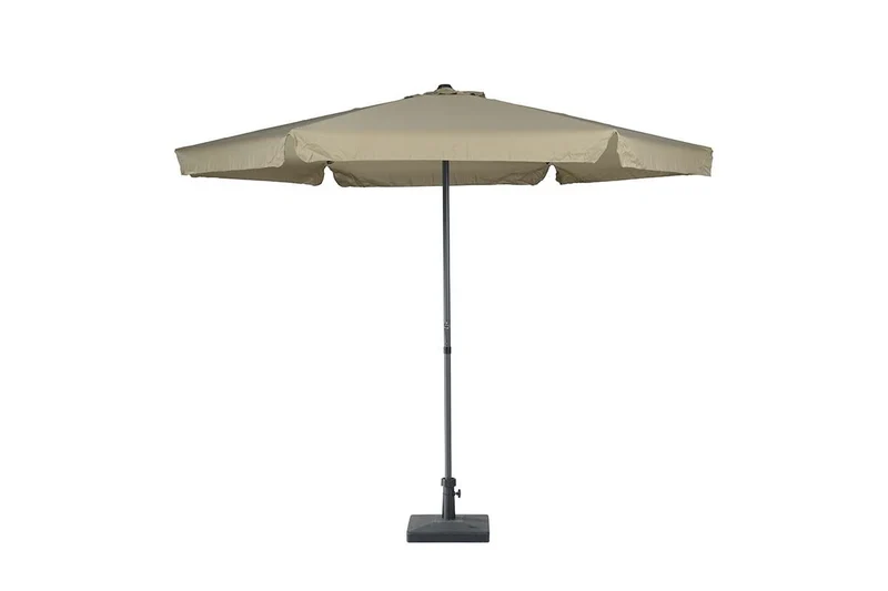 Delta parasol - Ø300 cm - carbon black - taupe