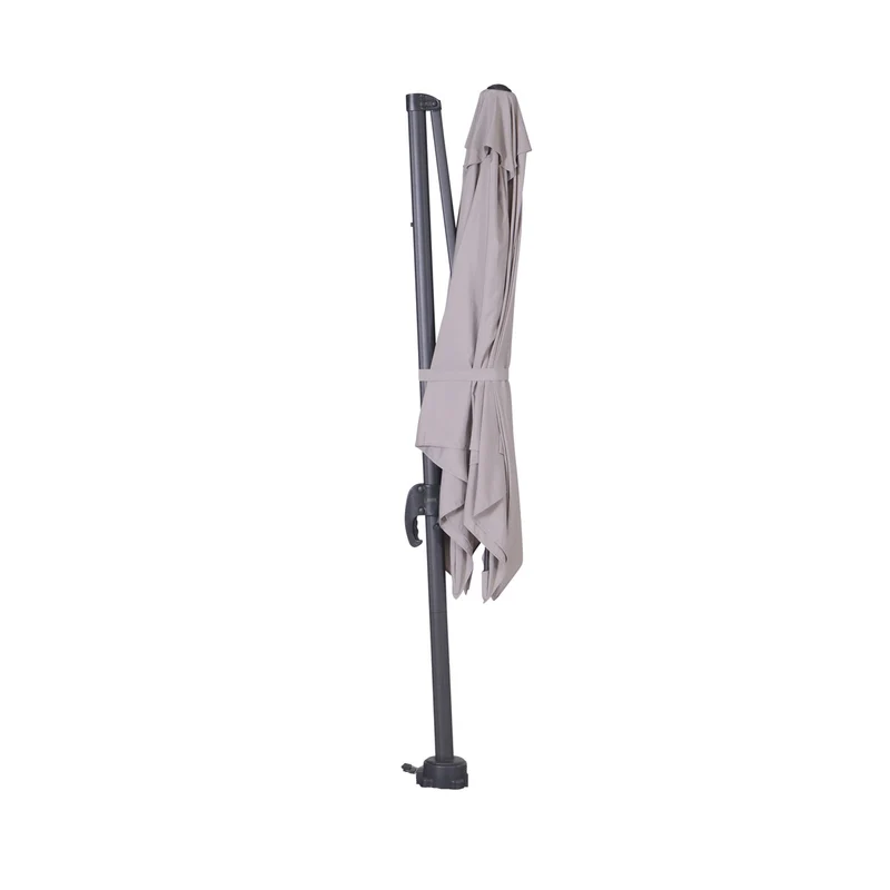 Hawaii parasol S - 250x250 cm - carbon black - zand