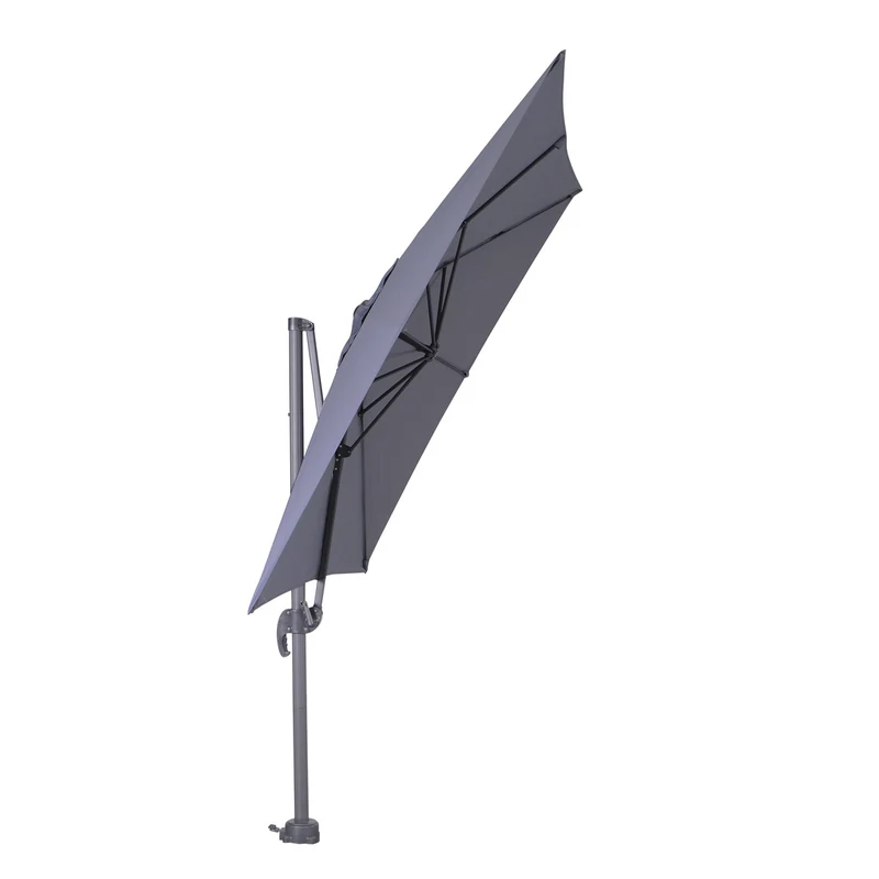 Hawaii parasol S - 250x250 cm - carbon black - donker grijs