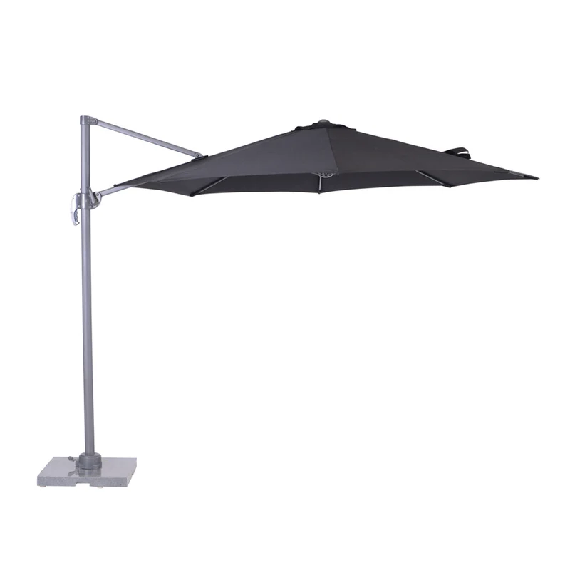 Hawaii parasol S - Ø300 cm - carbon black - zwart