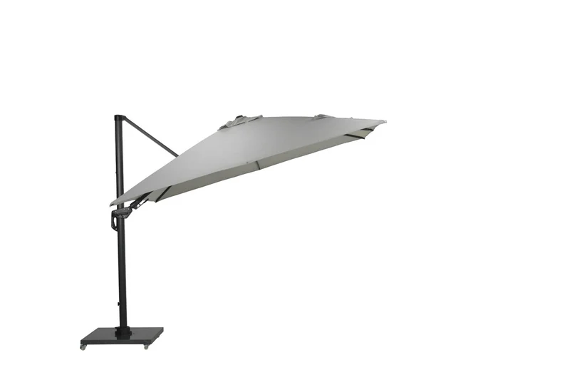 Hawaii Deluxe parasol - 300x300 cm - carbon black - royal zand