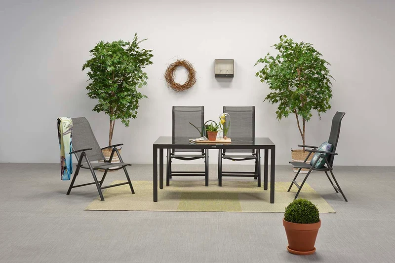 Limone verstelbare fauteuil - carbon black - antraciet