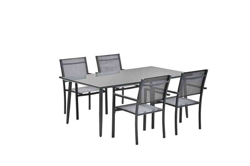 Moon dining fauteuil - carbon black - antraciet