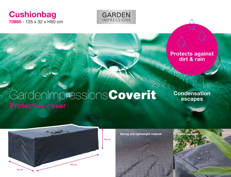 Coverit kussentas - 125x32xH50 cm