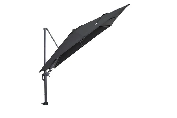 Hawaii parasol - 300x300 cm - carbon black - zwart