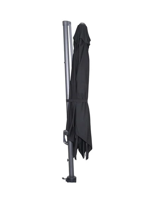 Hawaii parasol - 300x300 cm - carbon black - zwart