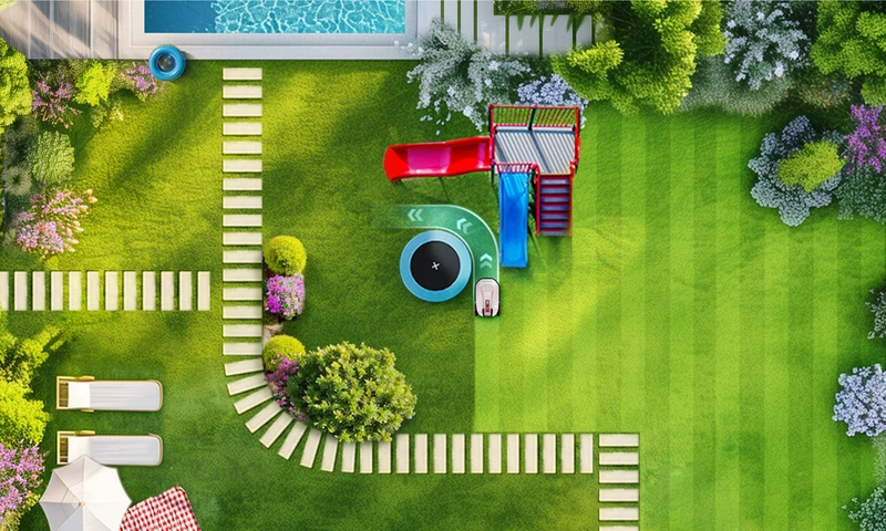 V600 Mähroboter bis 600 m² *inkl. Garage + Gratis Klingen / sofort verfügbar*