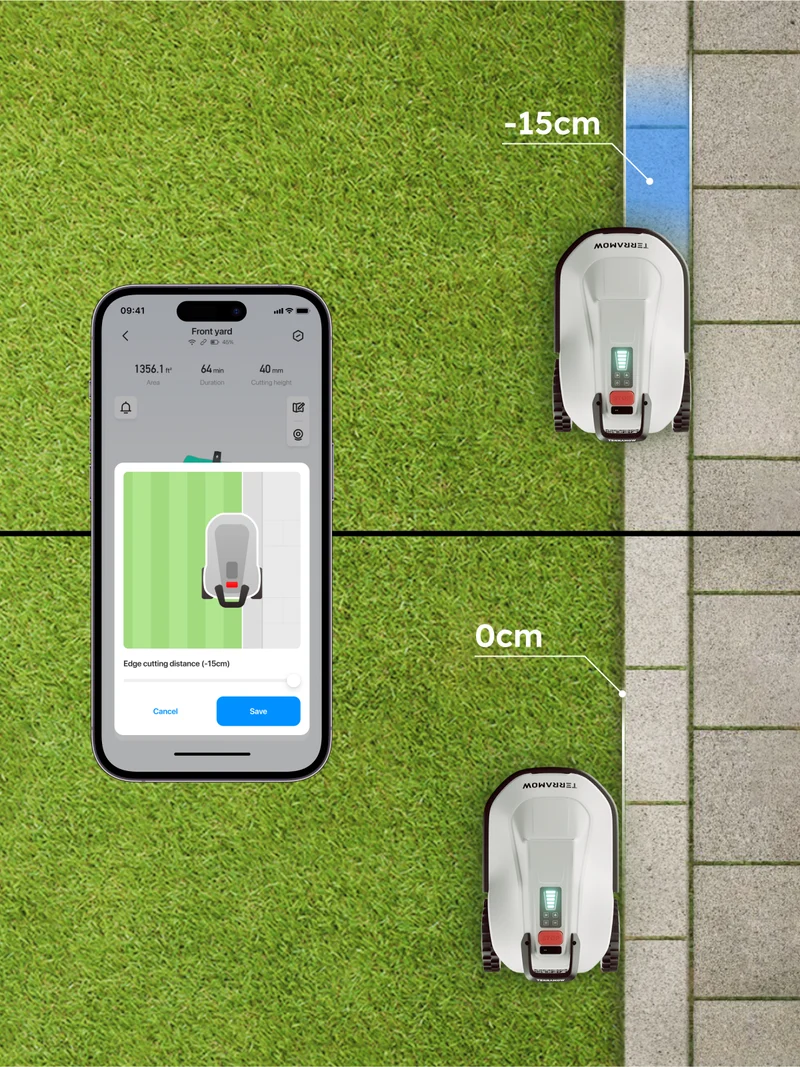 V1000 Mähroboter bis 1.200 m² *inkl. Garage + Gratis Klingen / sofort verfügbar*