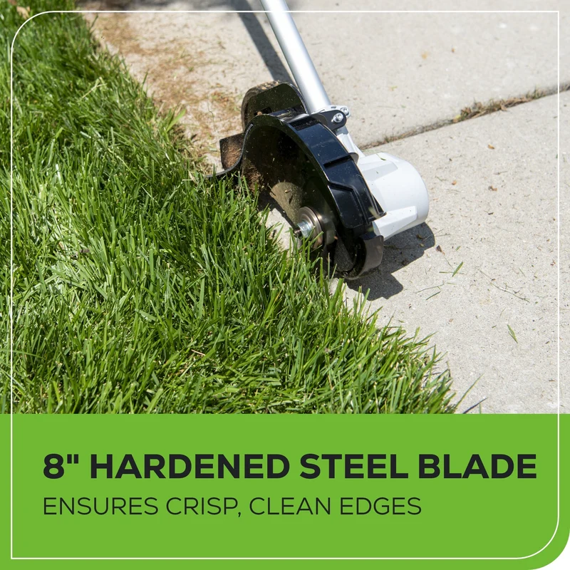 40V 8" Cordless Battery Edger and 12" String Trimmer Combo Kit w 4.0 Ah Battery and Charger