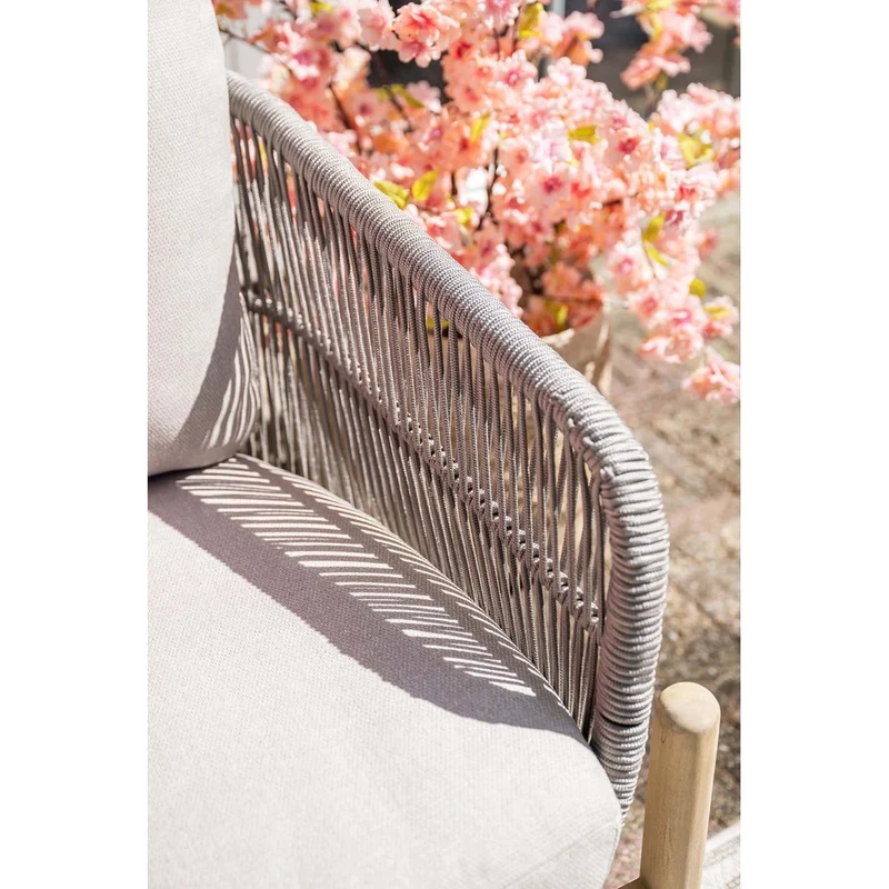Garden Impressions Talara loungeset 5-delig acacia white wash taupe
