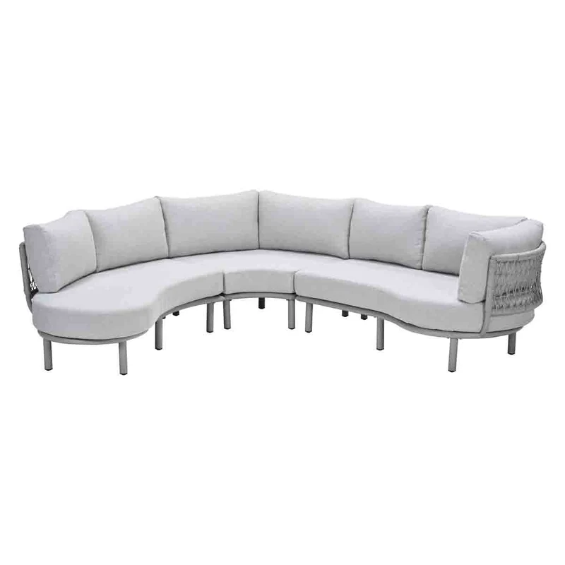 Garden Impressions Matera dining loungeset set 3-delig taupe
