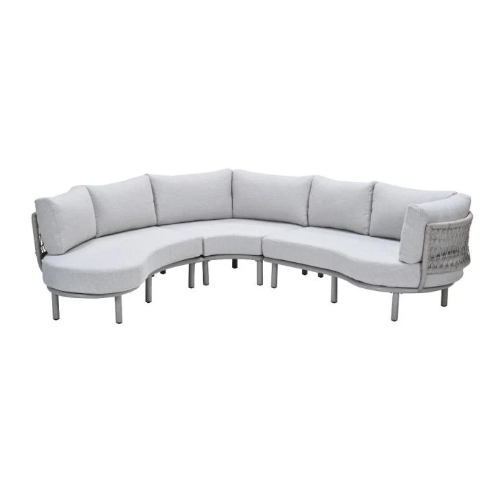 Garden Impressions Matera dining loungeset set 3-delig taupe