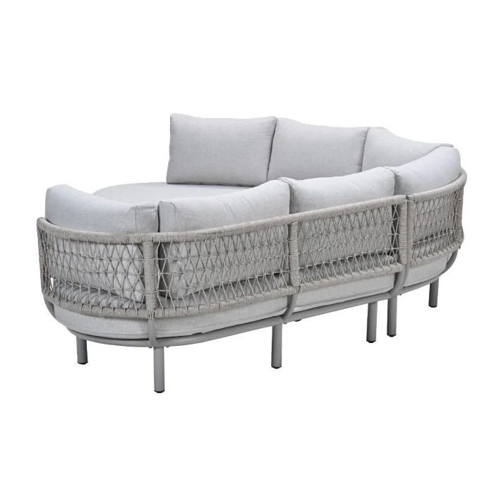 Garden Impressions Matera dining loungeset set 3-delig taupe