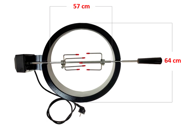 Keij Kamado Rotisserie XXL - 25 inch
