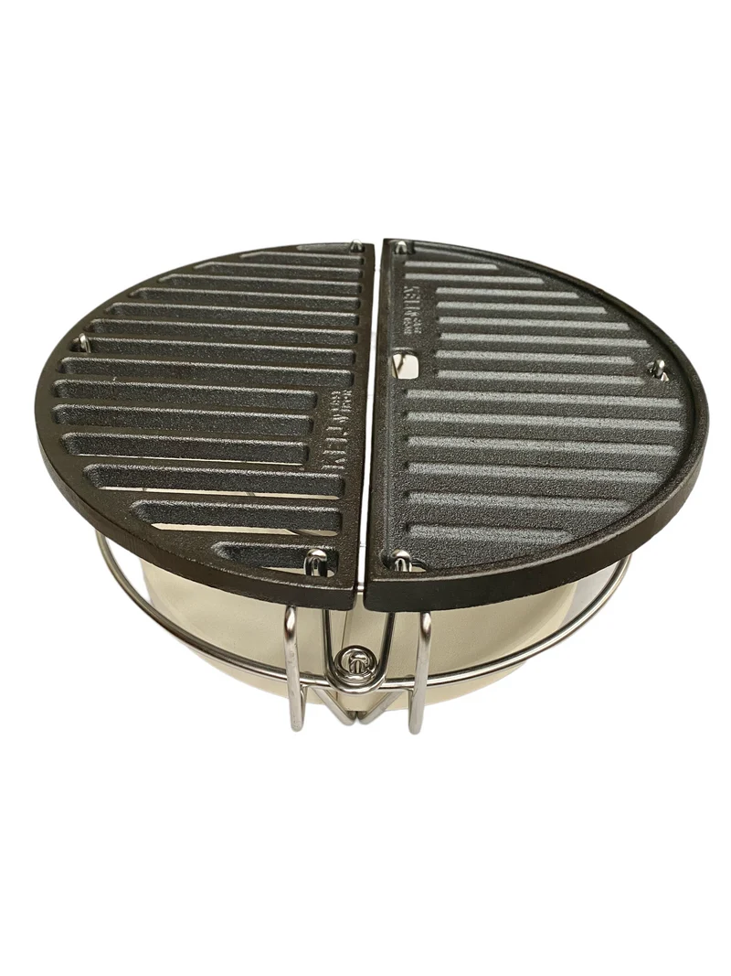Keij Divide and Conquer - Flexible Cooking System - Compact - 15 inch - met gietijzeren grillplaat en grillrooster
