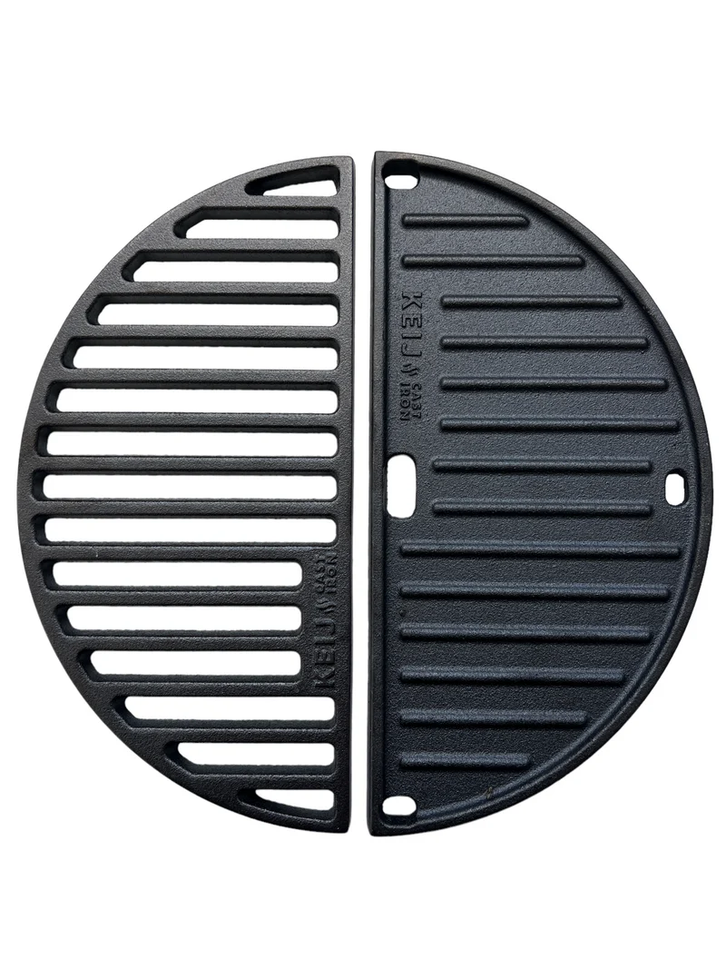 Keij Divide and Conquer - Flexible Cooking System - Compact - 15 inch - met gietijzeren grillplaat en grillrooster