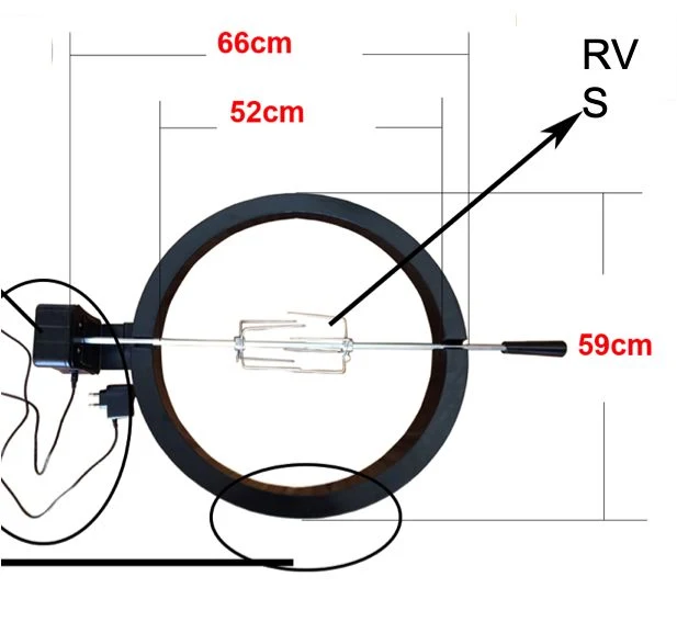 Keij Kamado Rotisserie XL - 23 inch