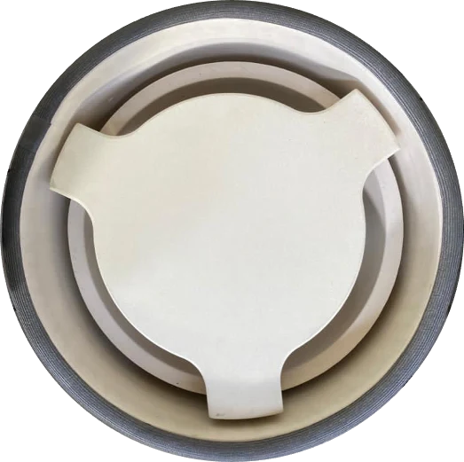 Keij Keramische Plate setter - heat deflector - hitteschild - Compact- 15/16 inch