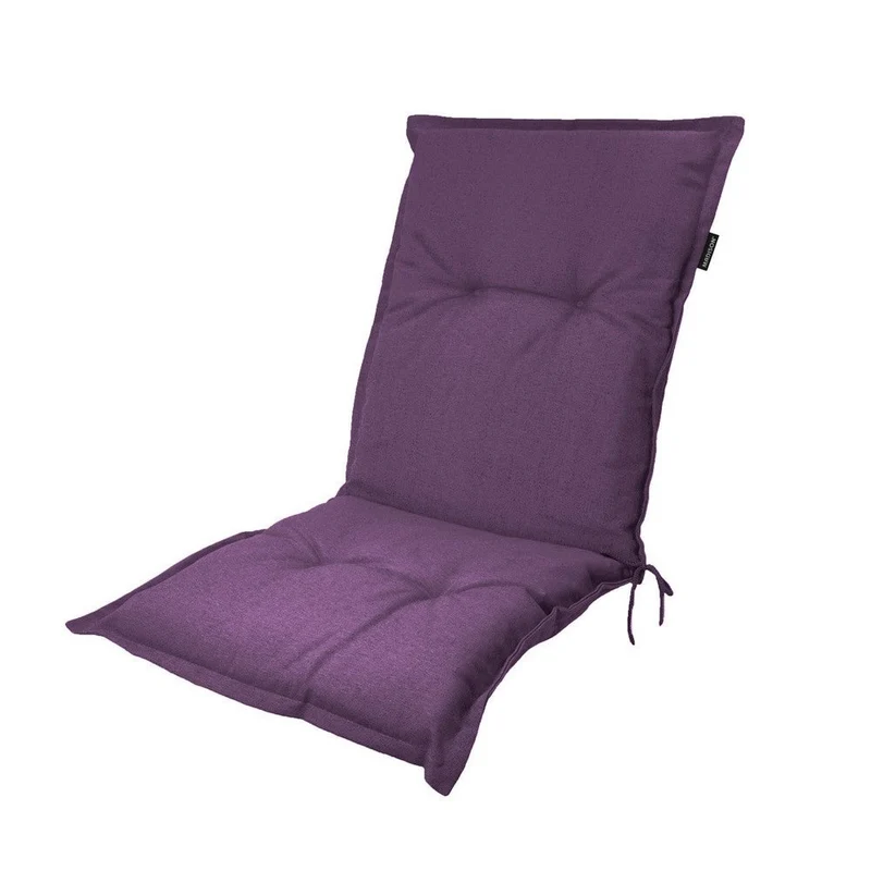 Madison stoelkussen lage rug Panama purple 105x50 cm