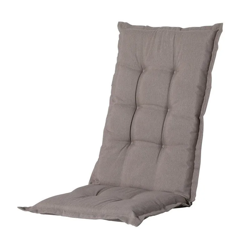 Madison stoelkussen hoge rug Outdoor Panama taupe 123x50 cm