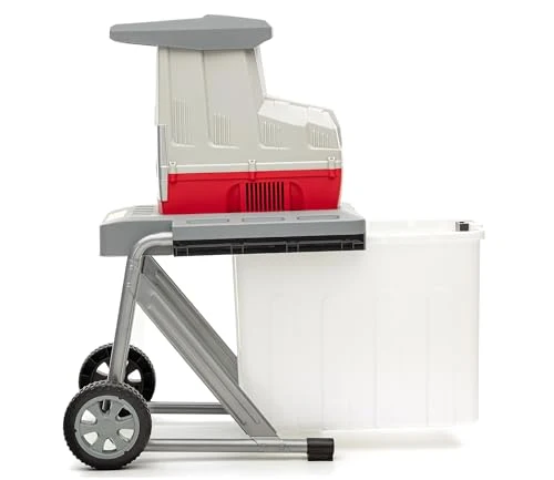IKRA 81002880 Elektro Gartenhäcksler Walzenhäcksler ILH 3000 A, leise robust wartungsarm, Starke 3.000 Watt, Aststärke bis 44mm, 230 V