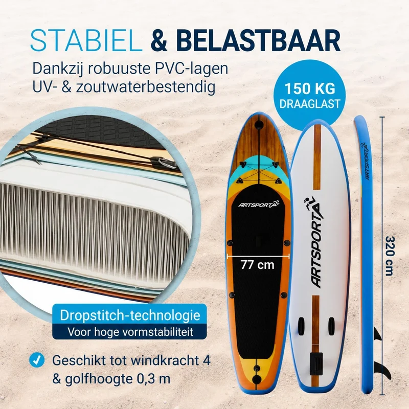 Stand Up Paddling Board mit Kajaksitz