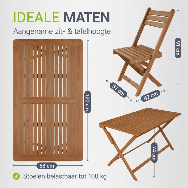 Gartenmöbel-Set Rimini aus Akazienholz