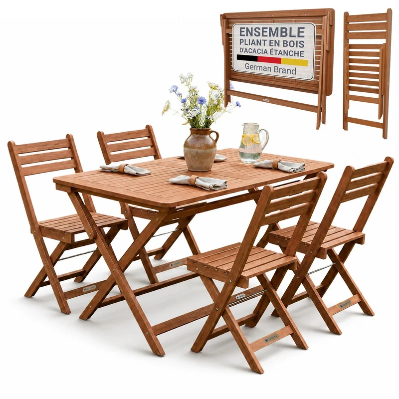 Gartenmöbel-Set Rimini aus Akazienholz