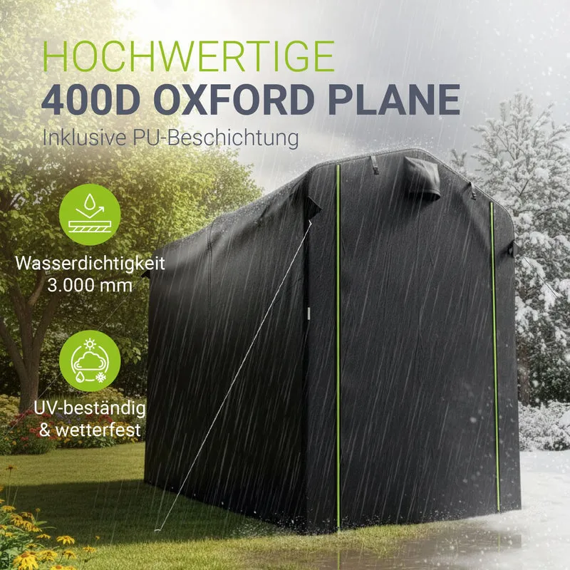 Gerätezelt für wetterfesten Schutz