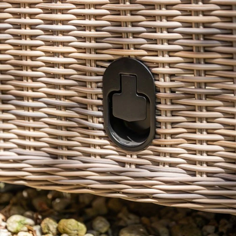Veracruz verstelbare relaxstoelen incl. voetenbank desert sand