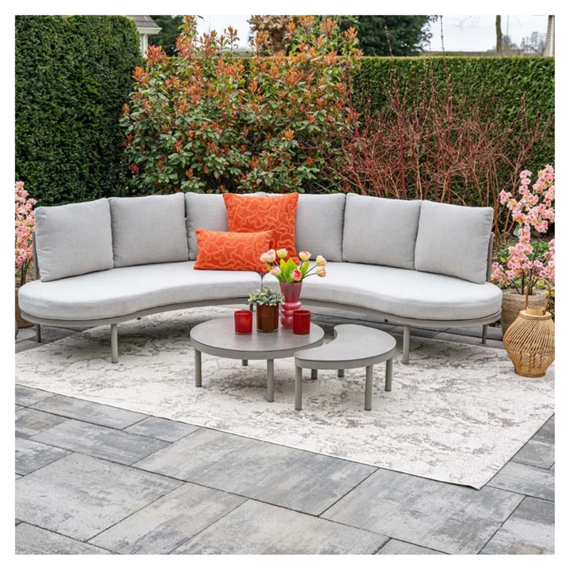 Solita loungeset 4-delig taupe - Garden Impressions