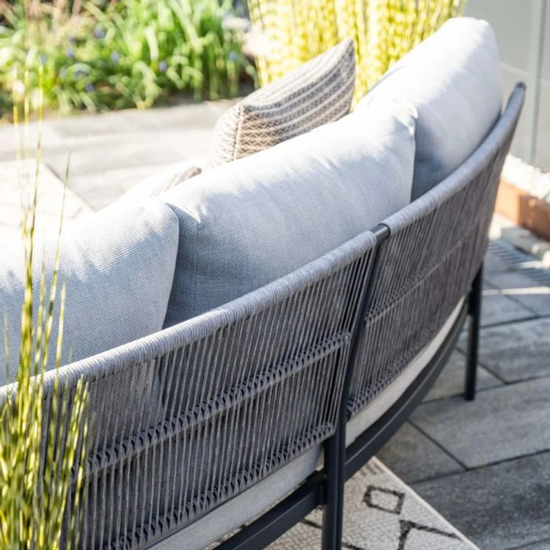 Tirolo loungebank antraciet - Garden Impressions