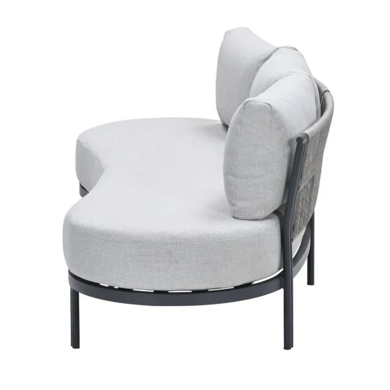 Tirolo loungebank antraciet - Garden Impressions