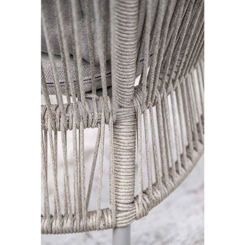 Porto tuinset 6-delig - Edison ronde tuintafel Ø148 cm