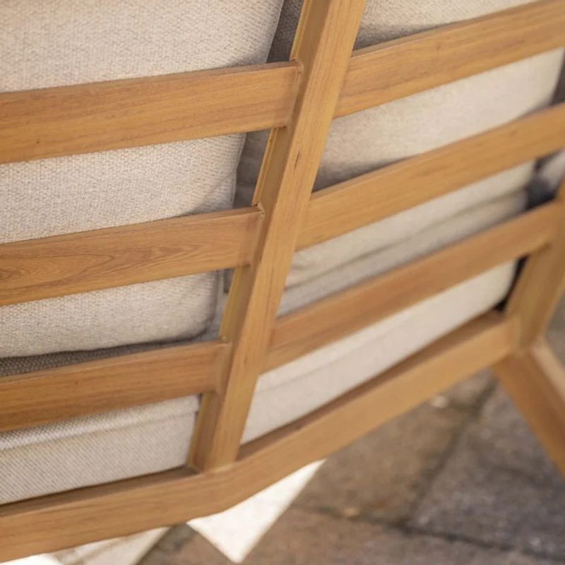 Havana loungeset 5-delig - Natural Teak Look