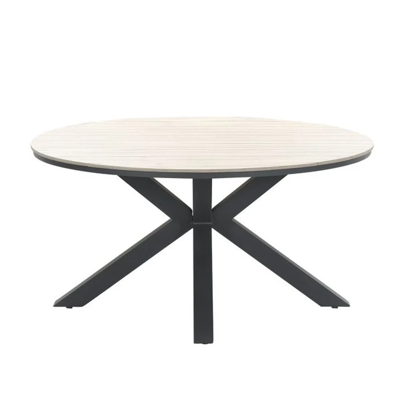 Osborne tuinset 6-delig Earl Grey - Edison ronde dining tafel 148 cm